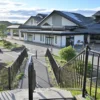 駐車場からの階段