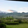 浅間山連峰と小諸市街地