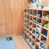 玄関、下駄箱