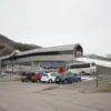 あきた白神駅、駐車場