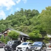 駐車場、飛騨川温泉しみず庵大輪