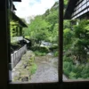 渡り廊下からの景色