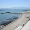屋上、鹿児島湾、海岸