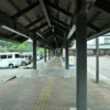 駐車場と通路