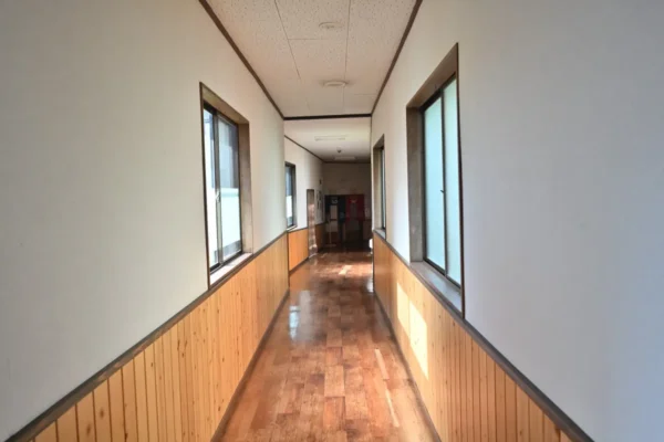 温泉への廊下