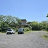 開聞温泉と駐車場