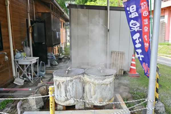 前田温泉名物 温泉玉子