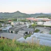 川辺町の町並み