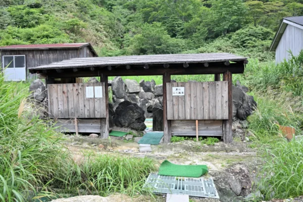 露天風呂入口