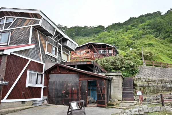 国見温泉 森山荘 裏山
