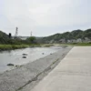 三徳川と駐車場