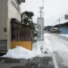 森田温泉 入口・道路