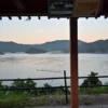 足湯からの風景・大船渡湾