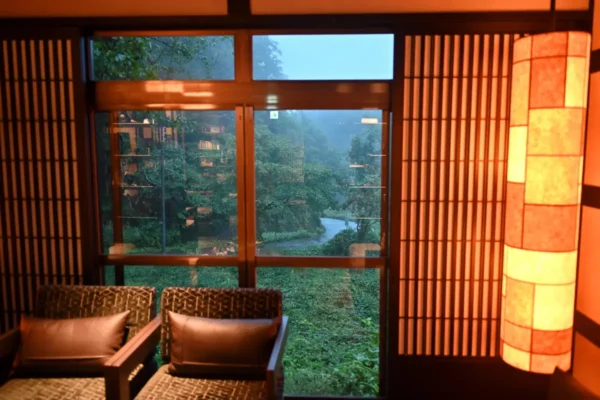 ロビーからの景色