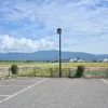 駐車場、周辺の景色