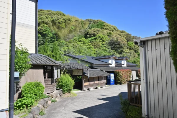 離れの温泉