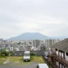 鹿児島市街と桜島