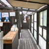 フロント、温泉入口