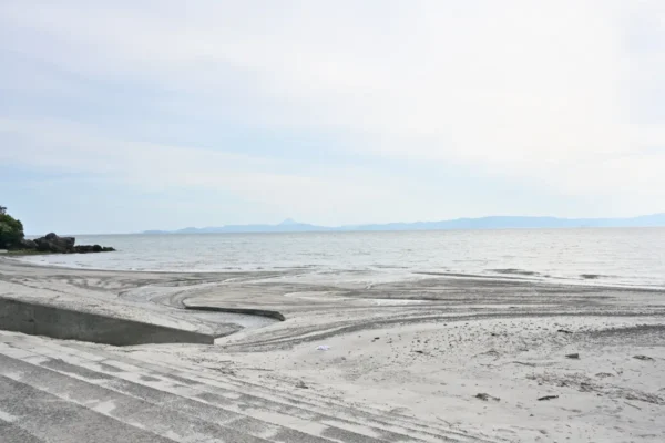 鹿児島湾の海岸