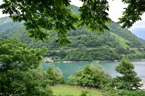 宇奈月湖と黒部峡谷