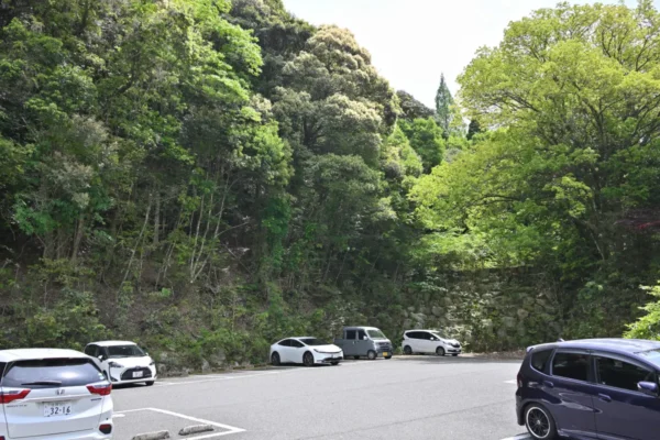 上の駐車場