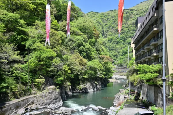 杖立温泉 杖立川