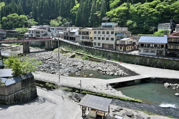 杖立温泉 杖立川