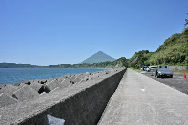 開聞岳、東シナ海