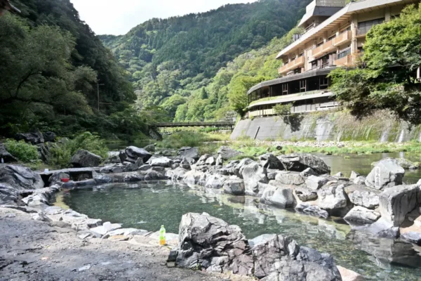 湯原温泉 砂湯 長寿の湯、旭川