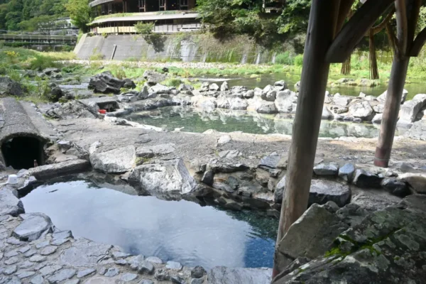湯原温泉 砂湯 長寿の湯